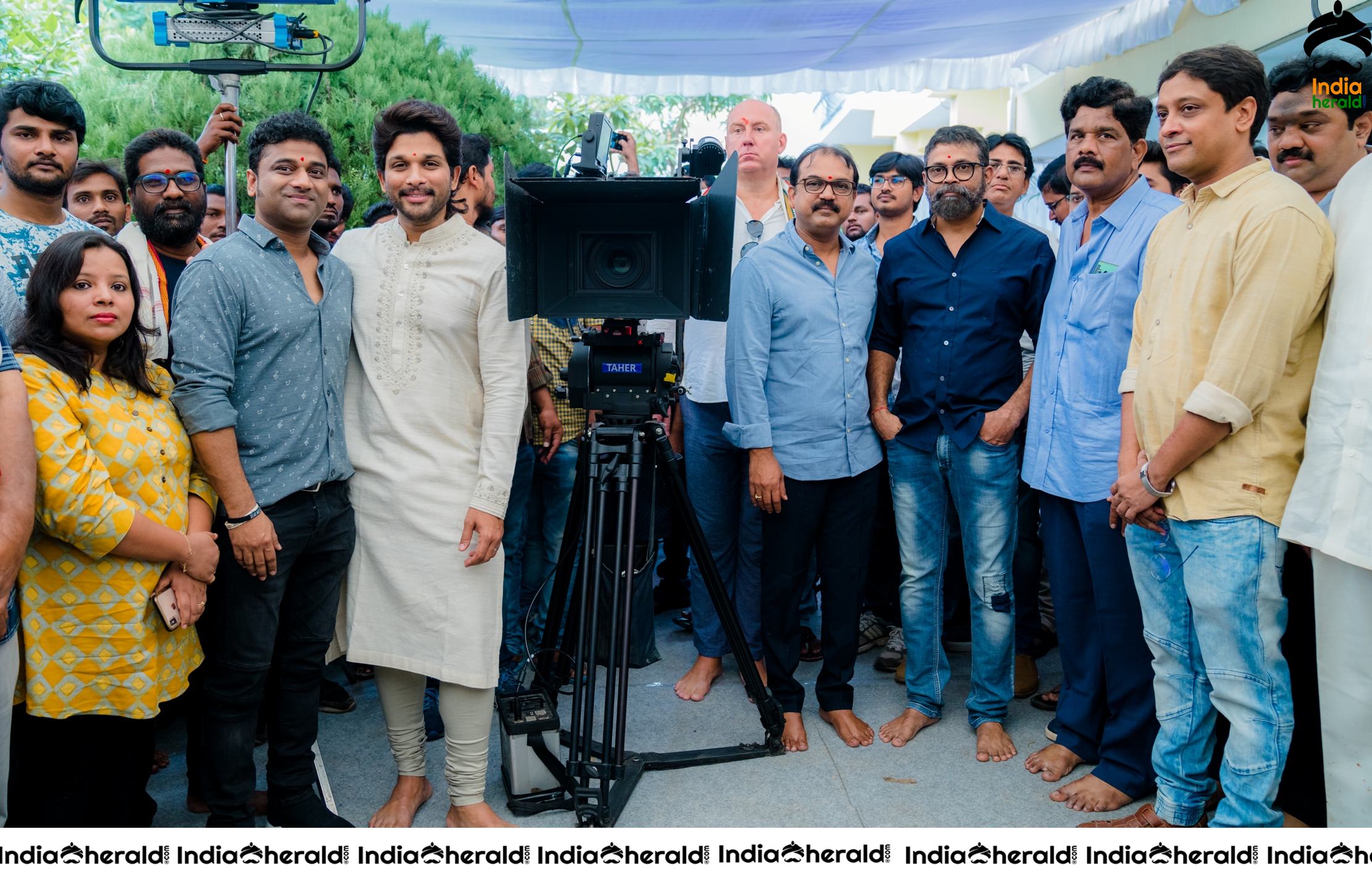 Stylish Star Allu Arjun Movie Opening Under Sukumar Direction