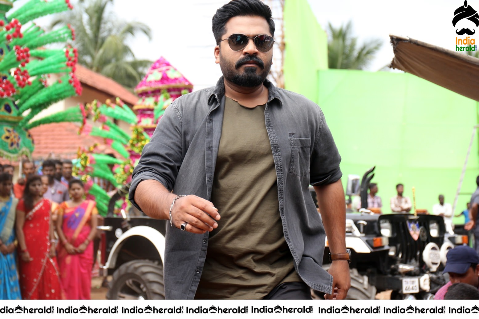 Unseen Photos of Actor STR from his last movie VRV as his 37th Birthday Special Set 1