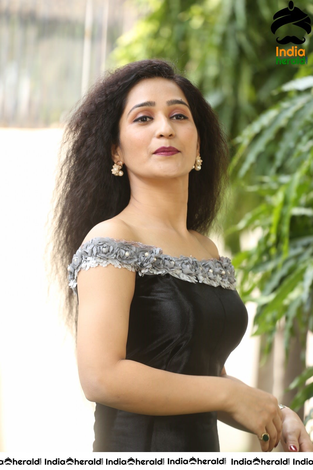 Actress Garima Singh Latest Hot Stills in Black Set 1