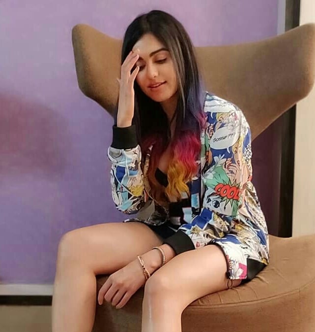 Adah Sharma Cute Stills In Short Dress