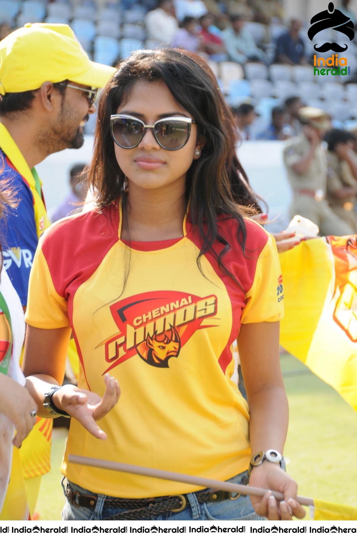 Amala Paul Supporting Chennai Rhinos