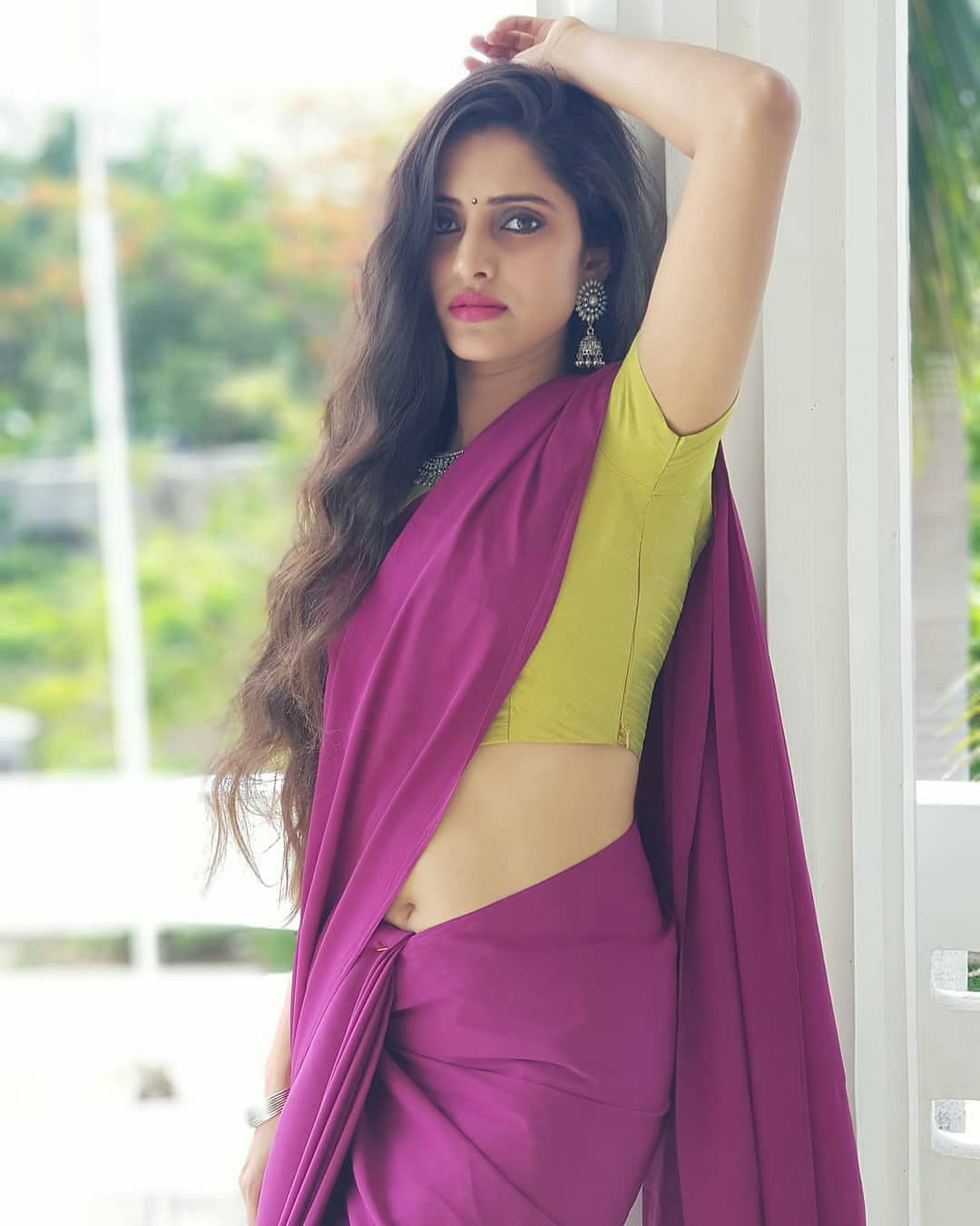 Ayyesha Hot Stills In Saree