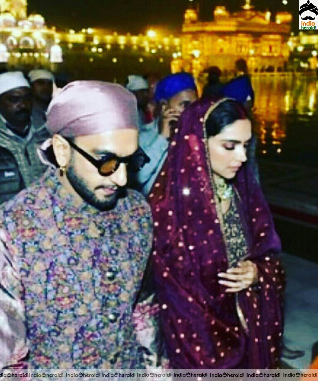 Deepika Padukone And Ranveer Singh Seek Blessings At Golden Temple