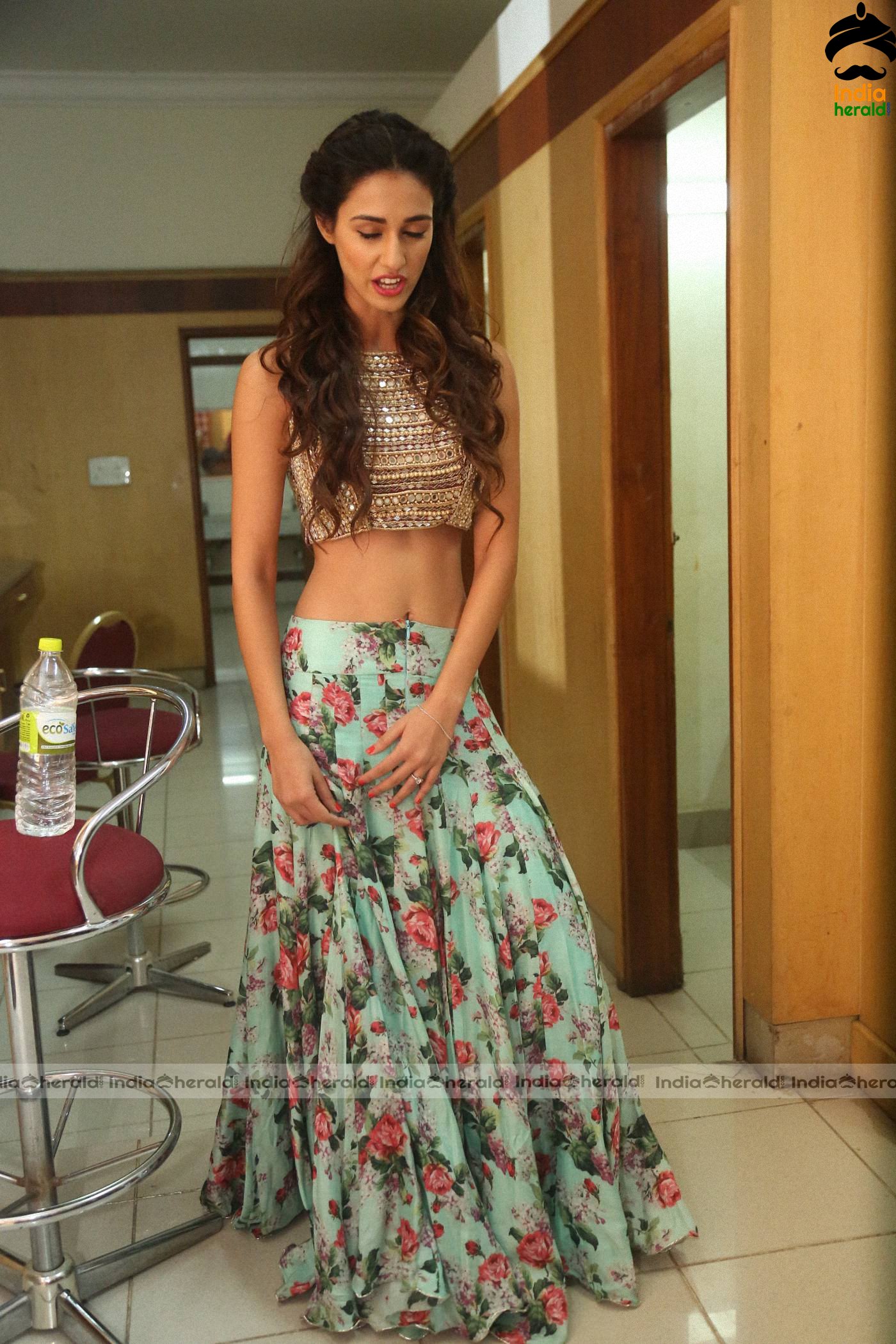 Disha Patani shows her Hot Slim Sexy Waist during Press Meet Set 3