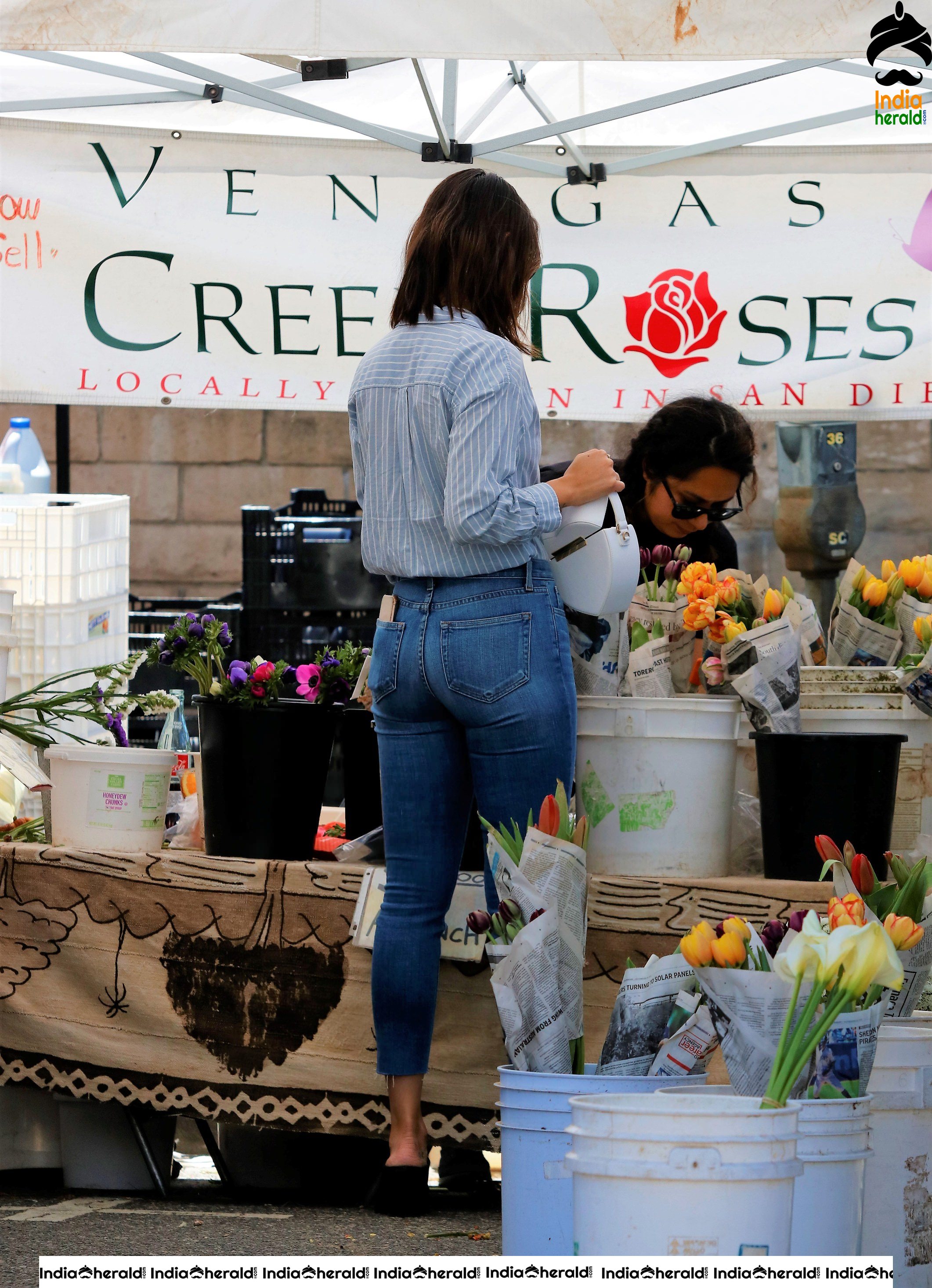 Eiza Gonzalez is too pretty as Paparazzi captures her at a farmers market in LA