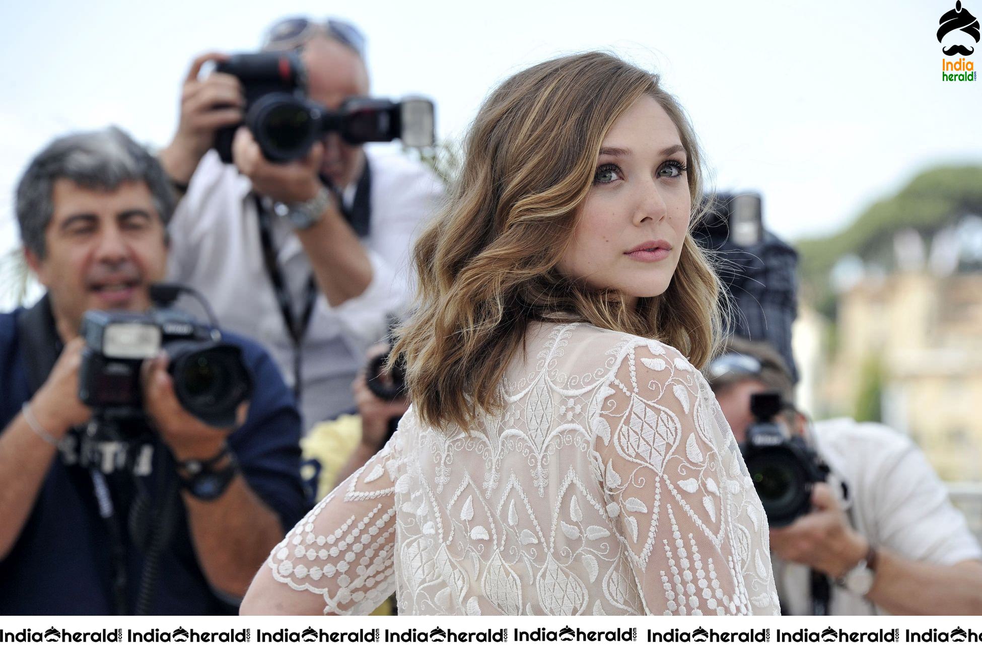 Elizabeth Olsen at Annual Cannes Festival Photocall