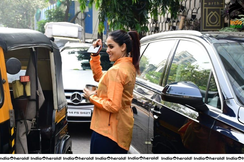 Genelia Spotted Outside the Gym in Bandra