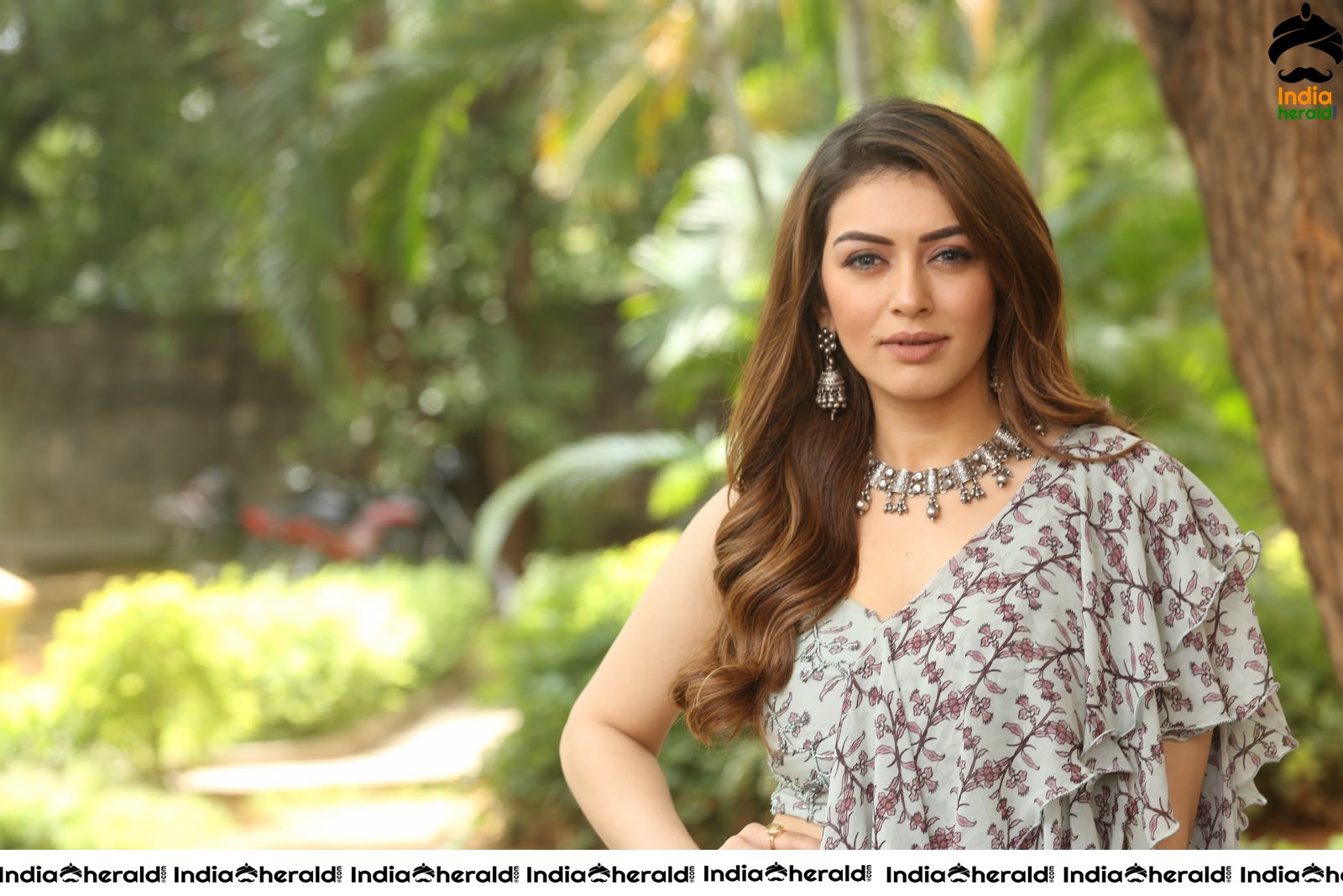 Hansika Latest Hot Photos in a Frill Attire Set 3