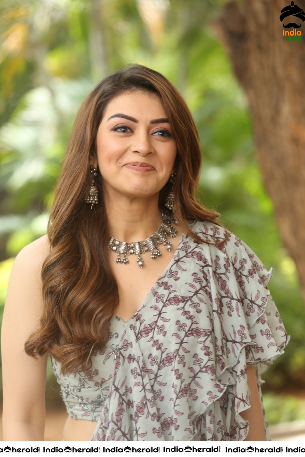 Hansika Latest Hot Photos in a Frill Attire Set 3