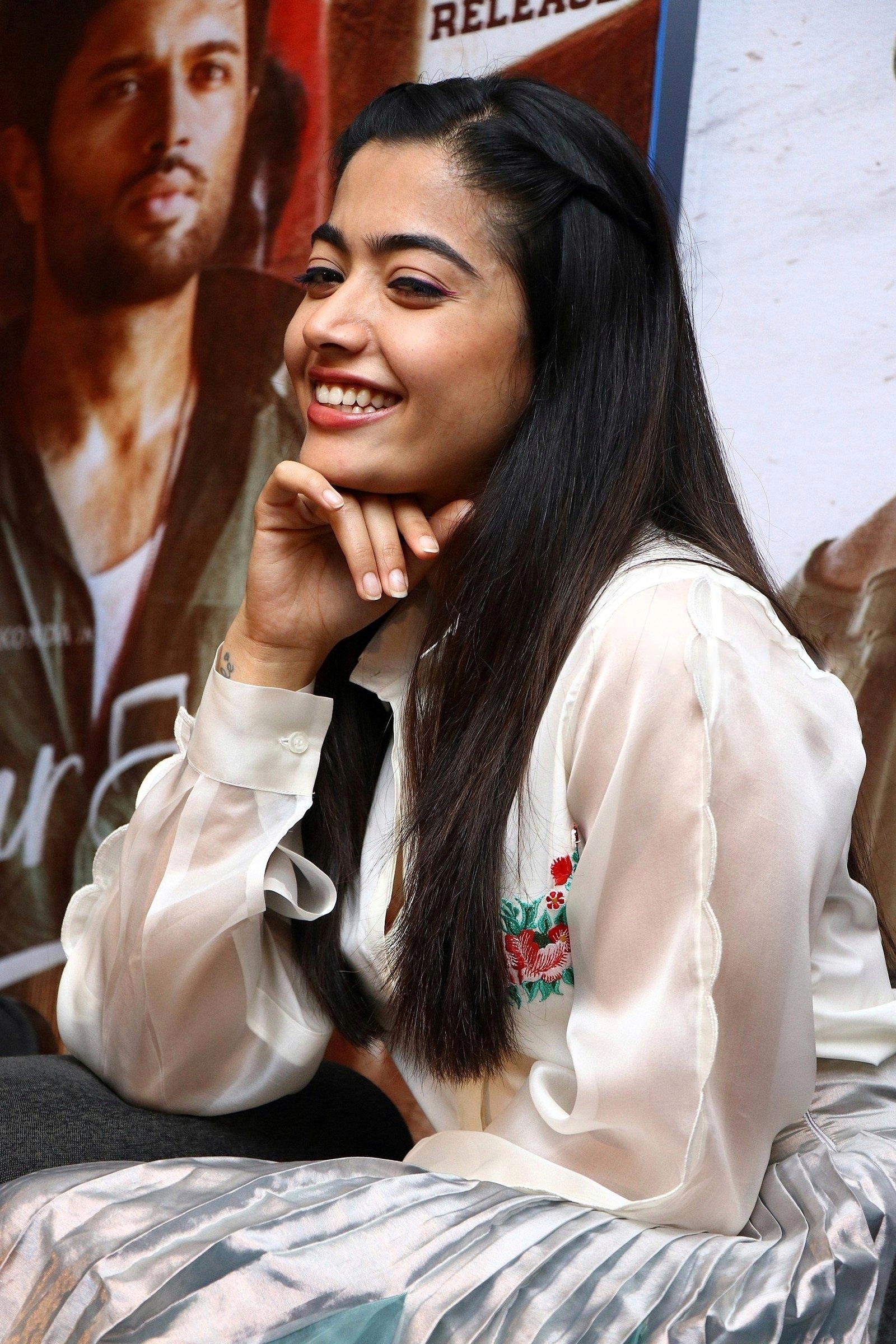 High Clarity Cute Photos Of Rashmika Mandanna Showing Various Expressions Set 2