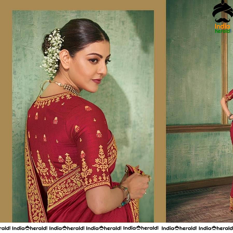 Kajal Aggarwal Looking So Gorgeous in Latest Saree Photoshoot