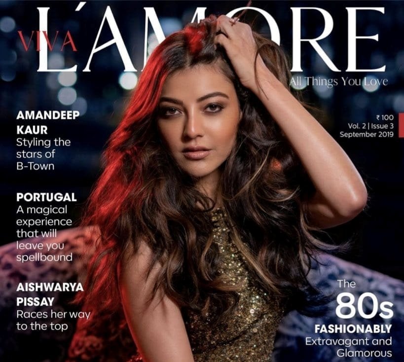 Kajal Aggarwal Poses For Viva LAmore Magazine