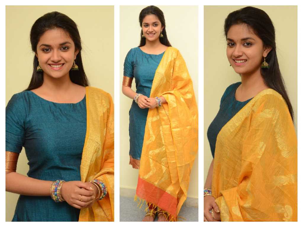 Keerthy Suresh Shows Off In Traditional Attire Set 2