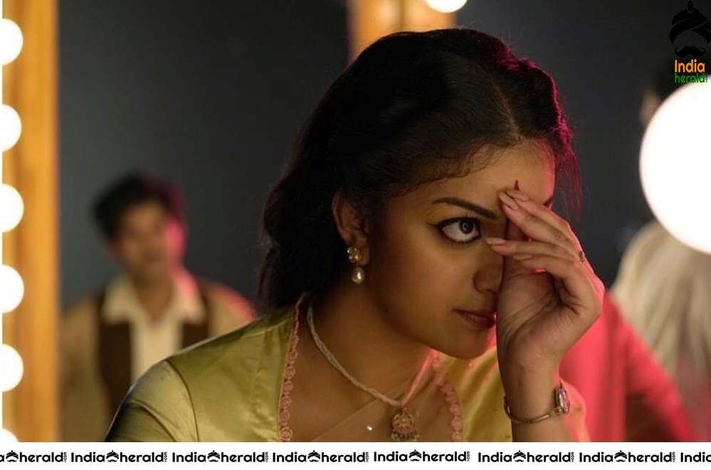 Keerthy Suresh Unseen Photos as legendary actress Savithri from the movie Mahanathi Set 3