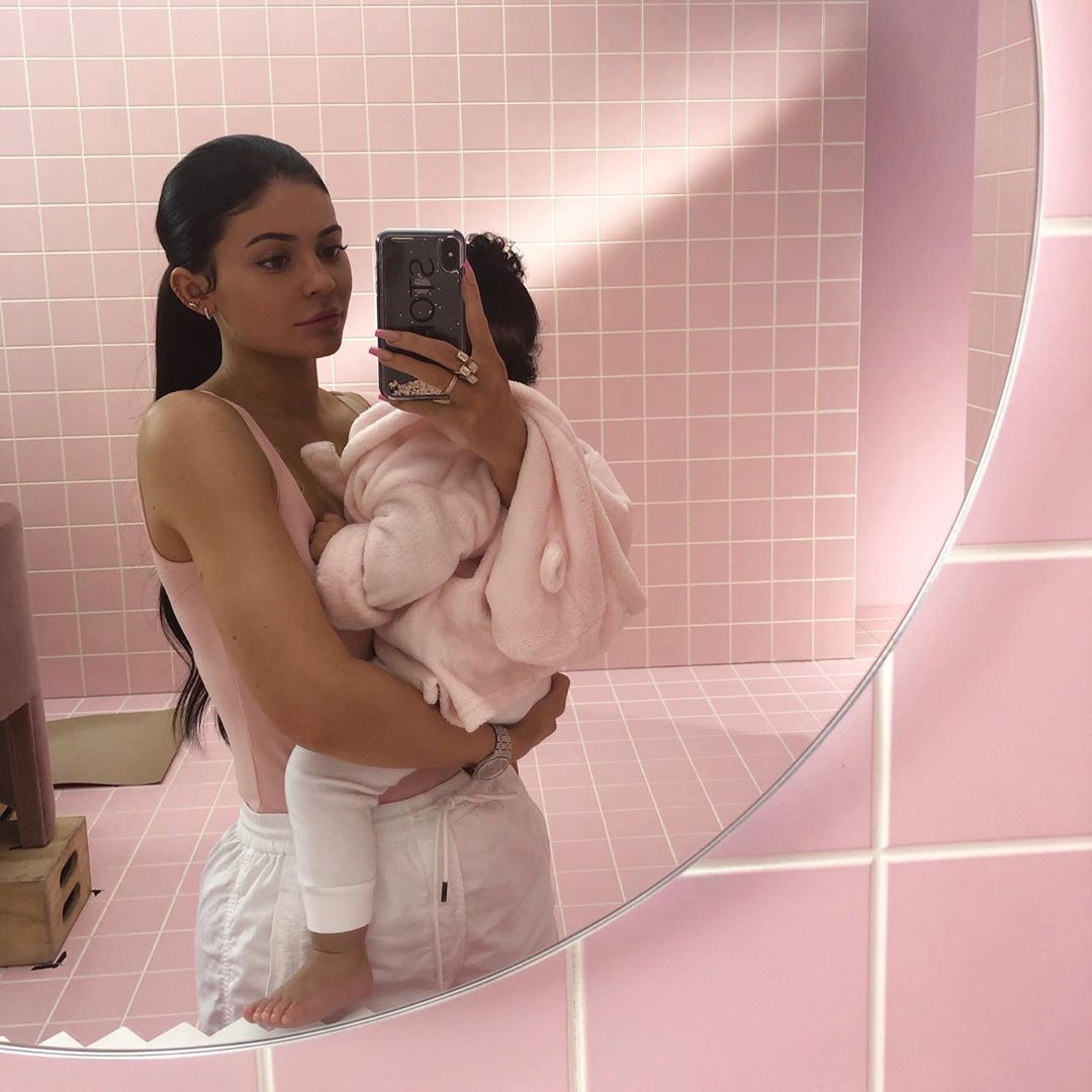 Kylie Jenner With Her Malibu Baby