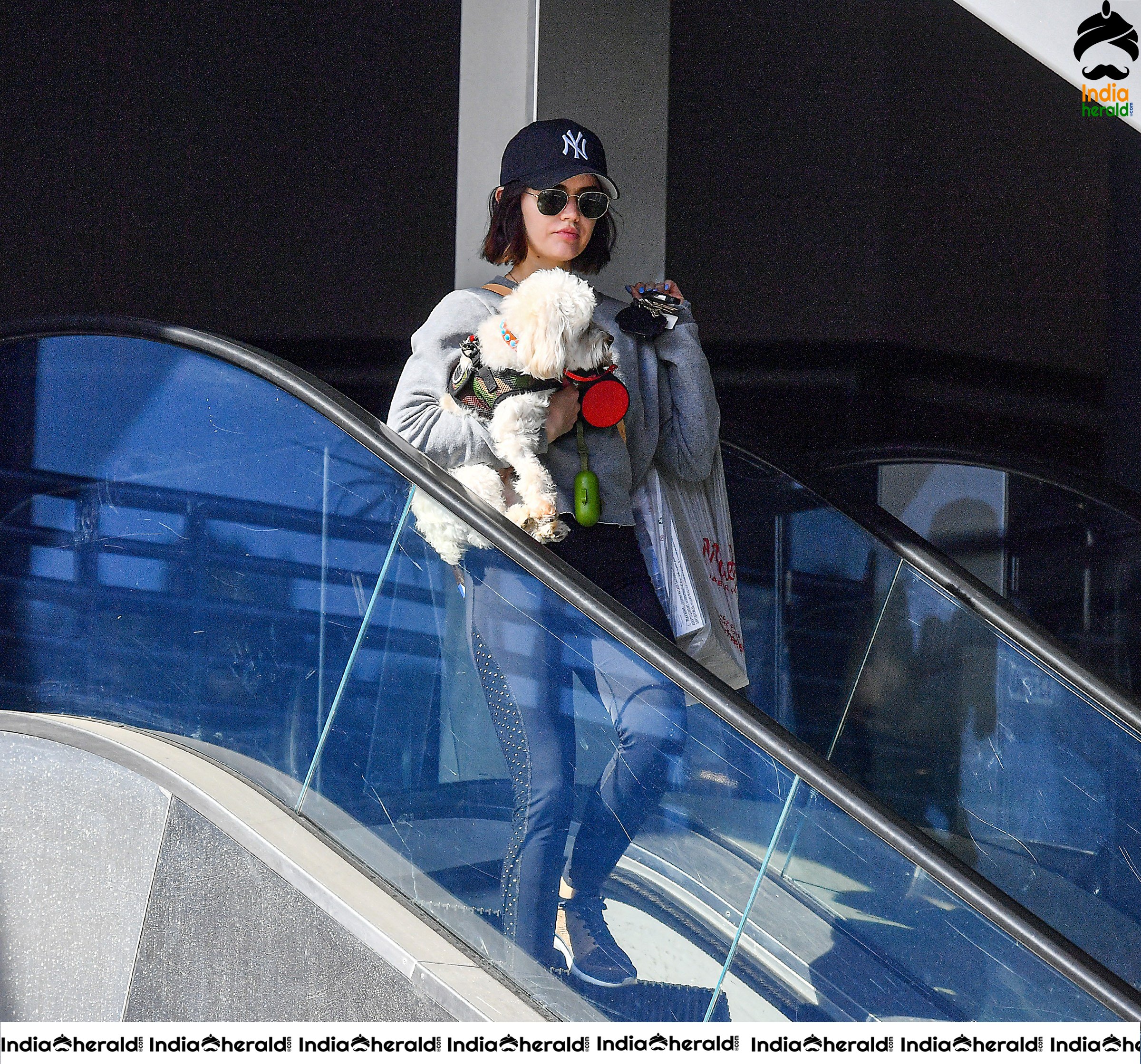 Lucy Hale caught by Paparazzi out in Studio City