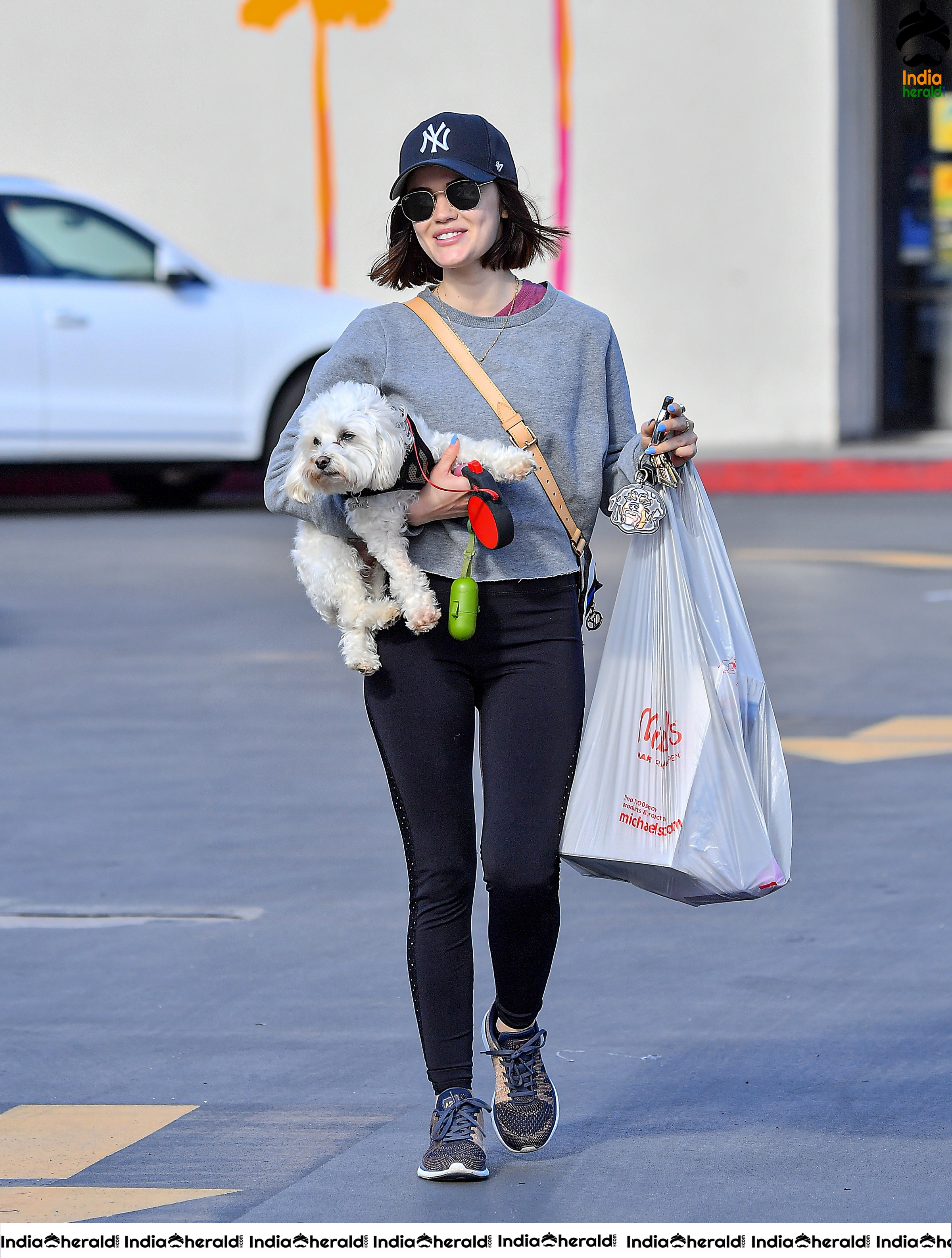 Lucy Hale caught by Paparazzi out in Studio City