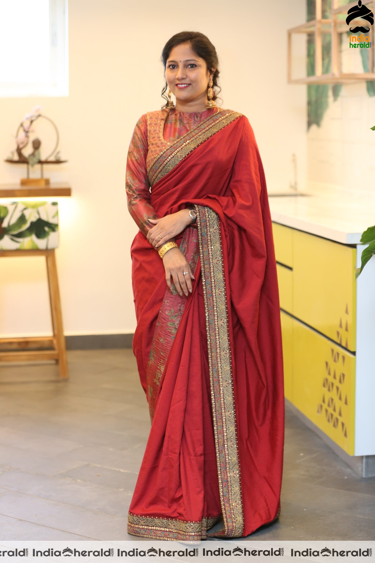 Madhumitha Inaugurates Tathasthu for all living solutions at Kokapet Set 1