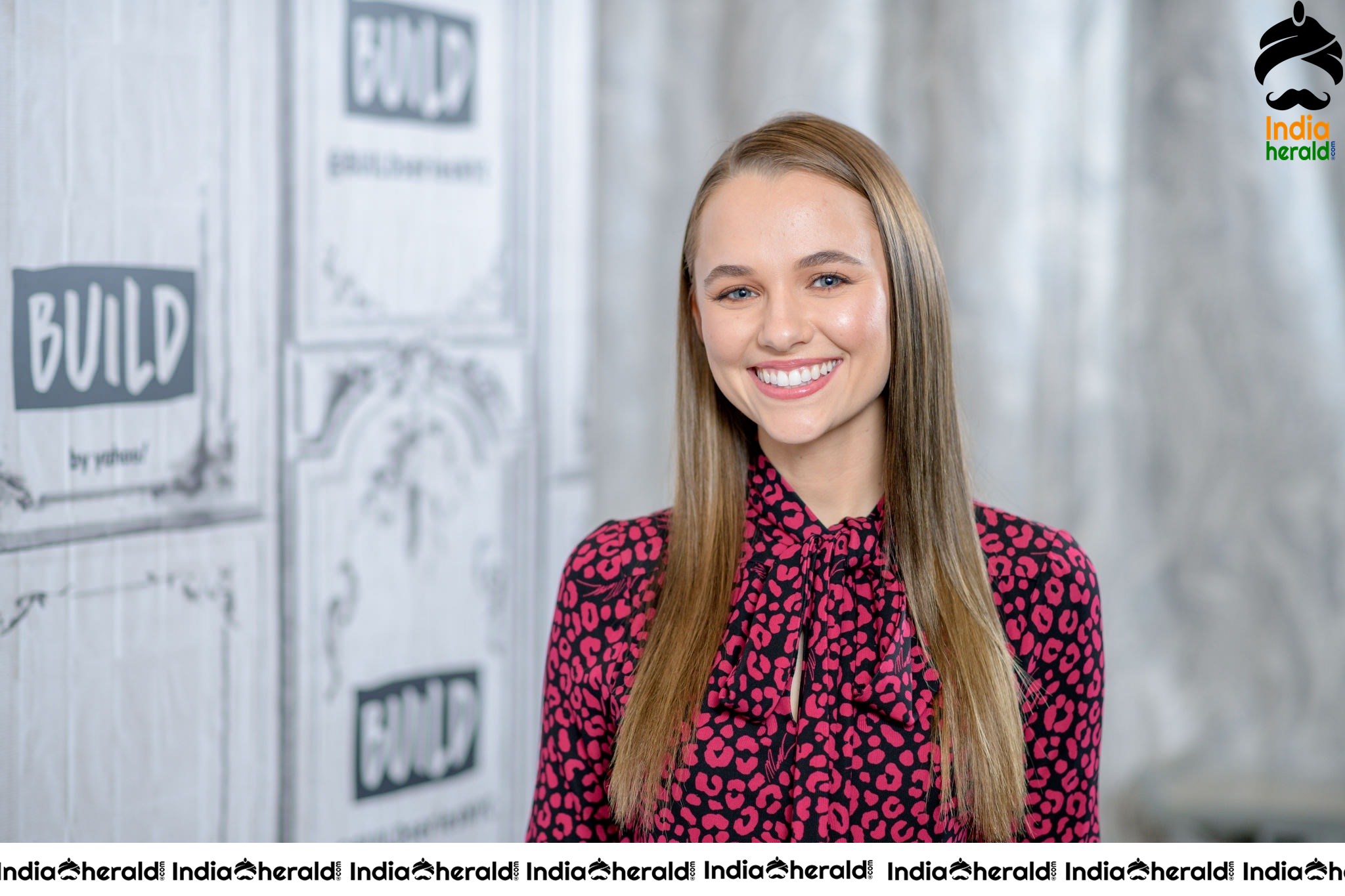 Madison Iseman Hot Thigh Show on AOL Build in NYC Set 1