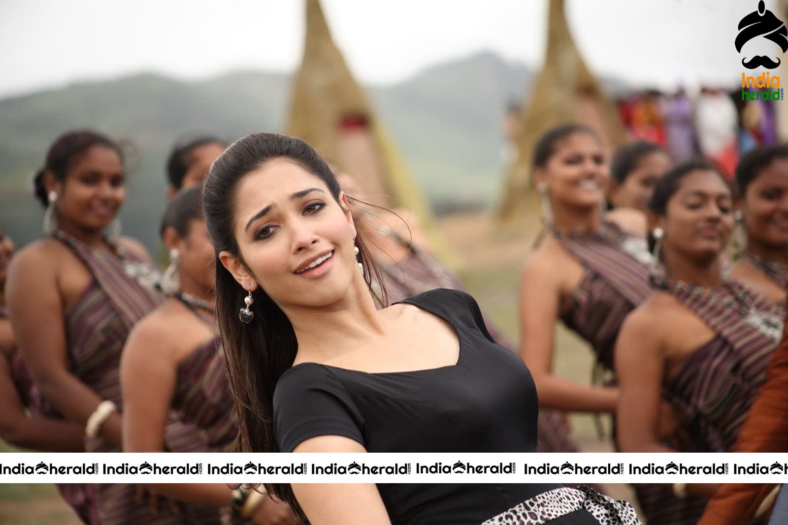 Milky White Beauty Tamannaah Hot and Rare Stills from KK Tamil Movie Set 2