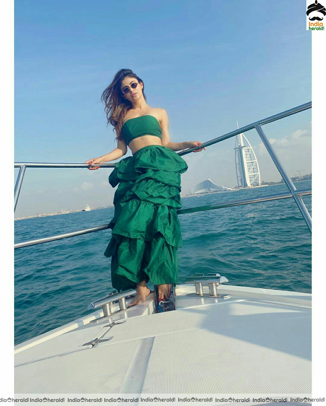 Mouni Roy getting Hot during Vacation