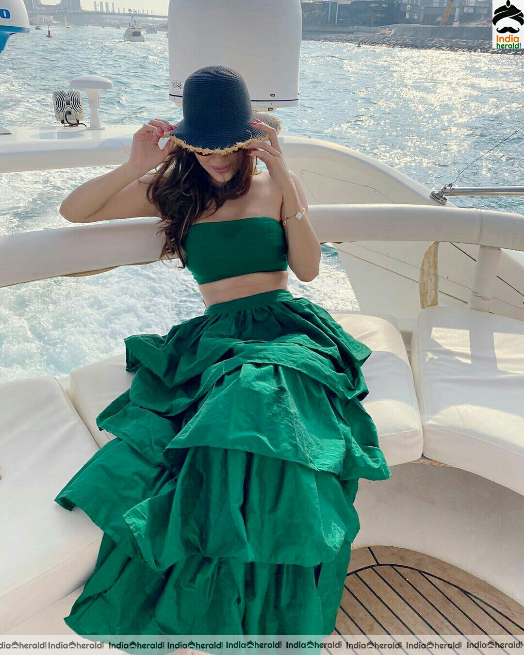 Mouni Roy getting Hot during Vacation