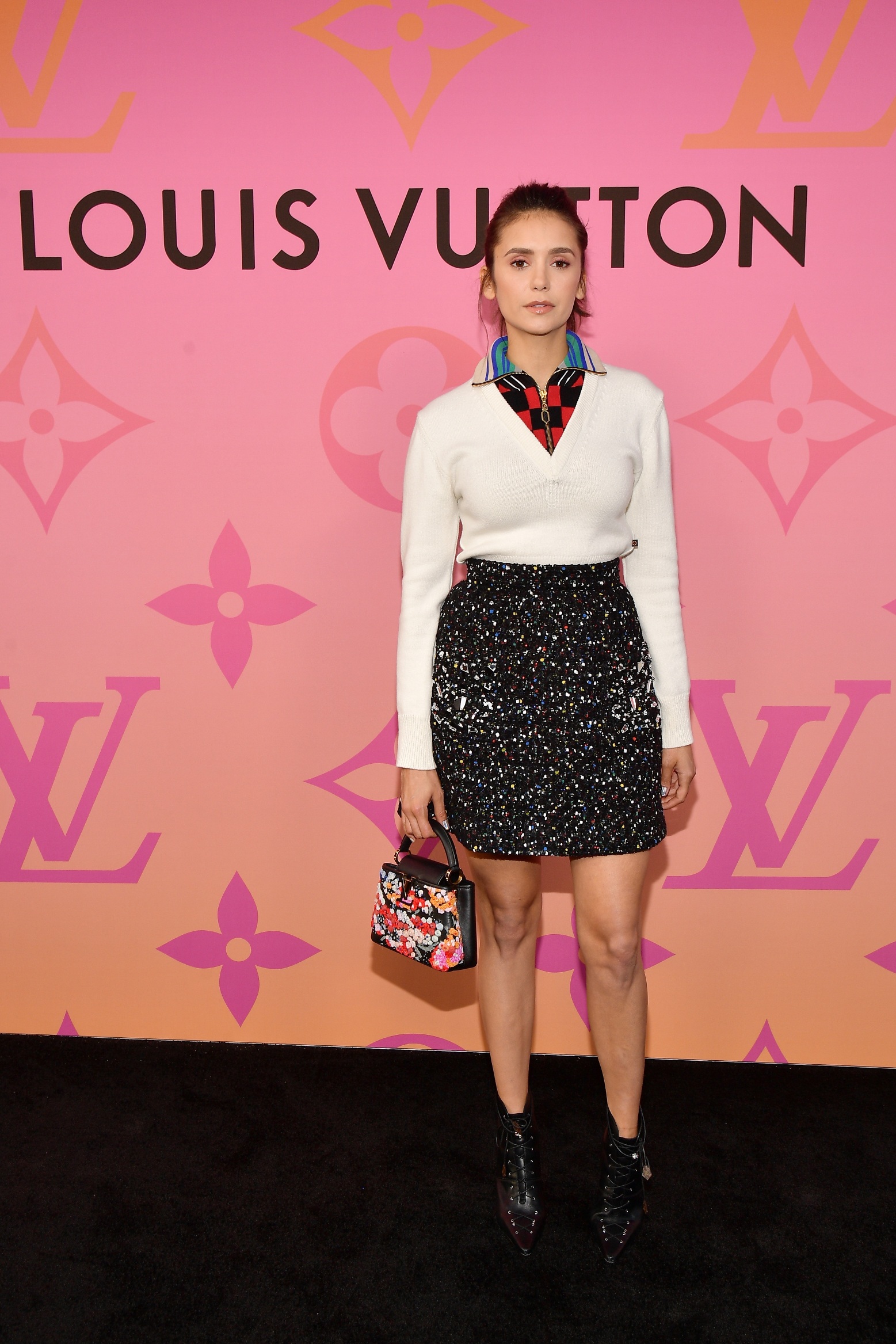 Nina Dobrev At Louis Vuitton X Opening Cocktail Party In Beverly Hills Set 1