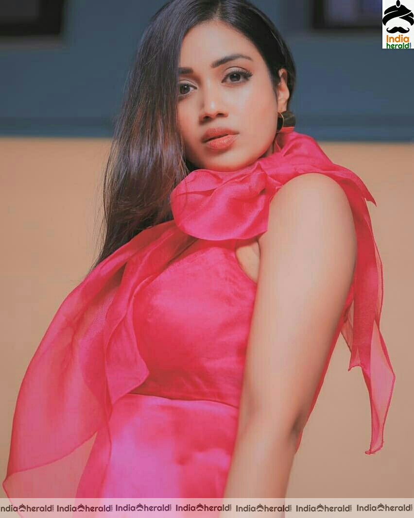 Nivetha Pethuraj Hot and Cute Pink photoshoot