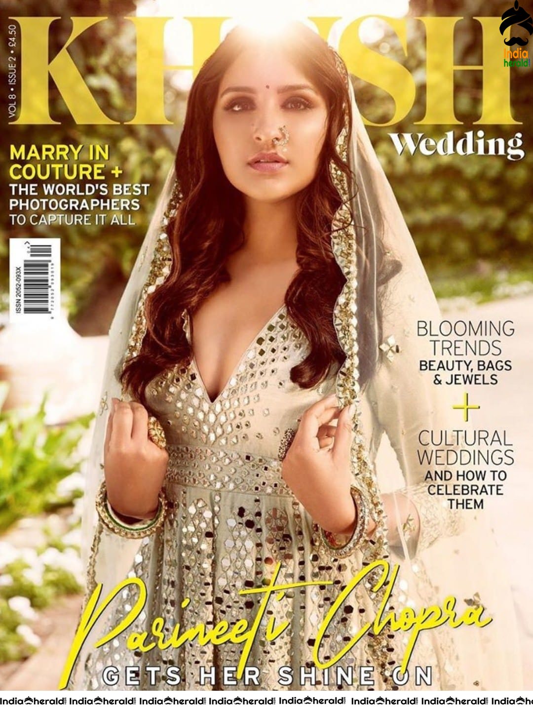 Parineeti Chopra sizzling hot photoshoot for Khush Wedding magazine