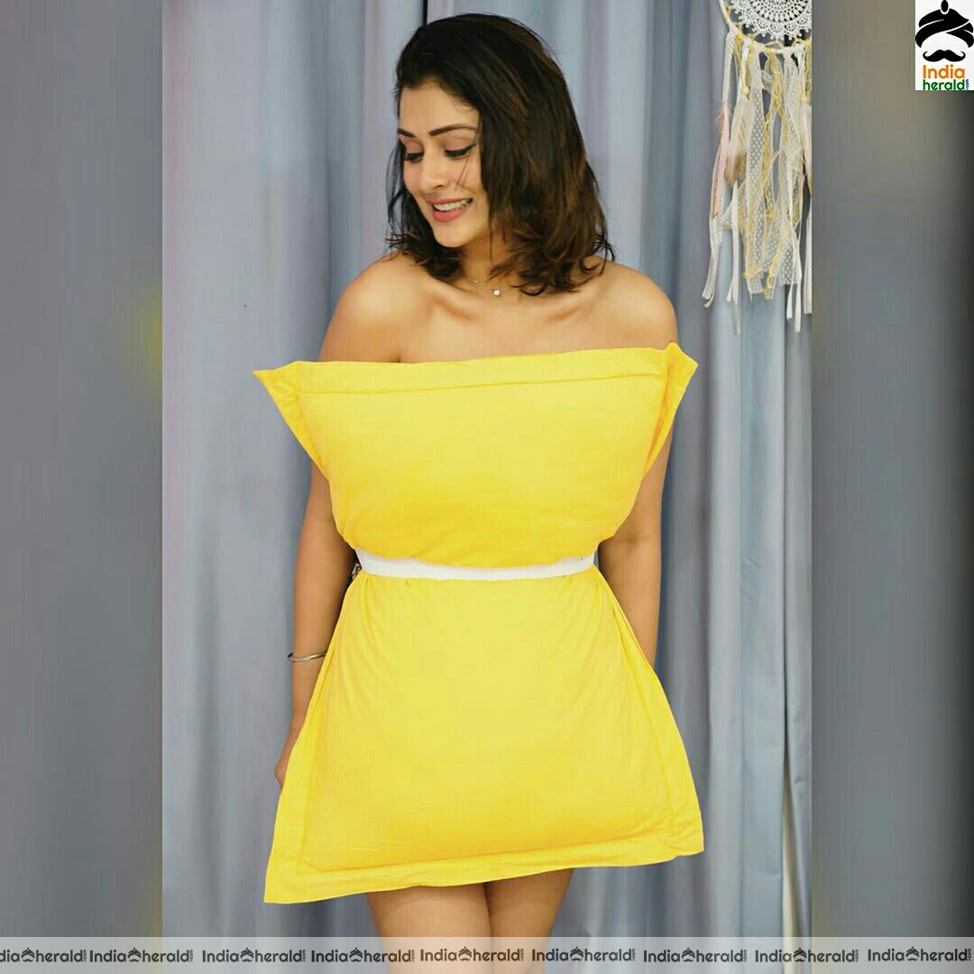 Payal Rajput hides her hotness with a pillow in these latest hot photos