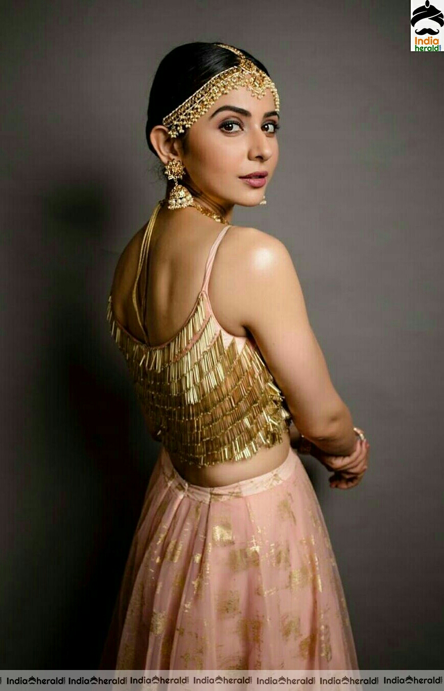 Rakul Preet Hot Golden Gorgeous Latest Stills