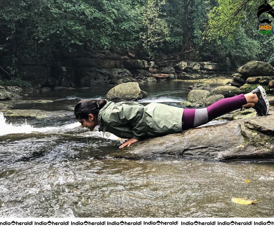 Rare Unseen BTS Photos of Nivetha Thomas Set 1