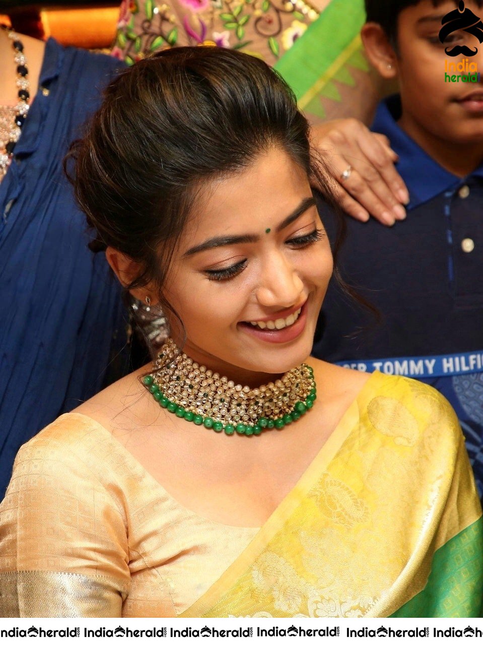 Rashmika Mandanna at KLM Fashion Mall inauguration Vanasthalipuram