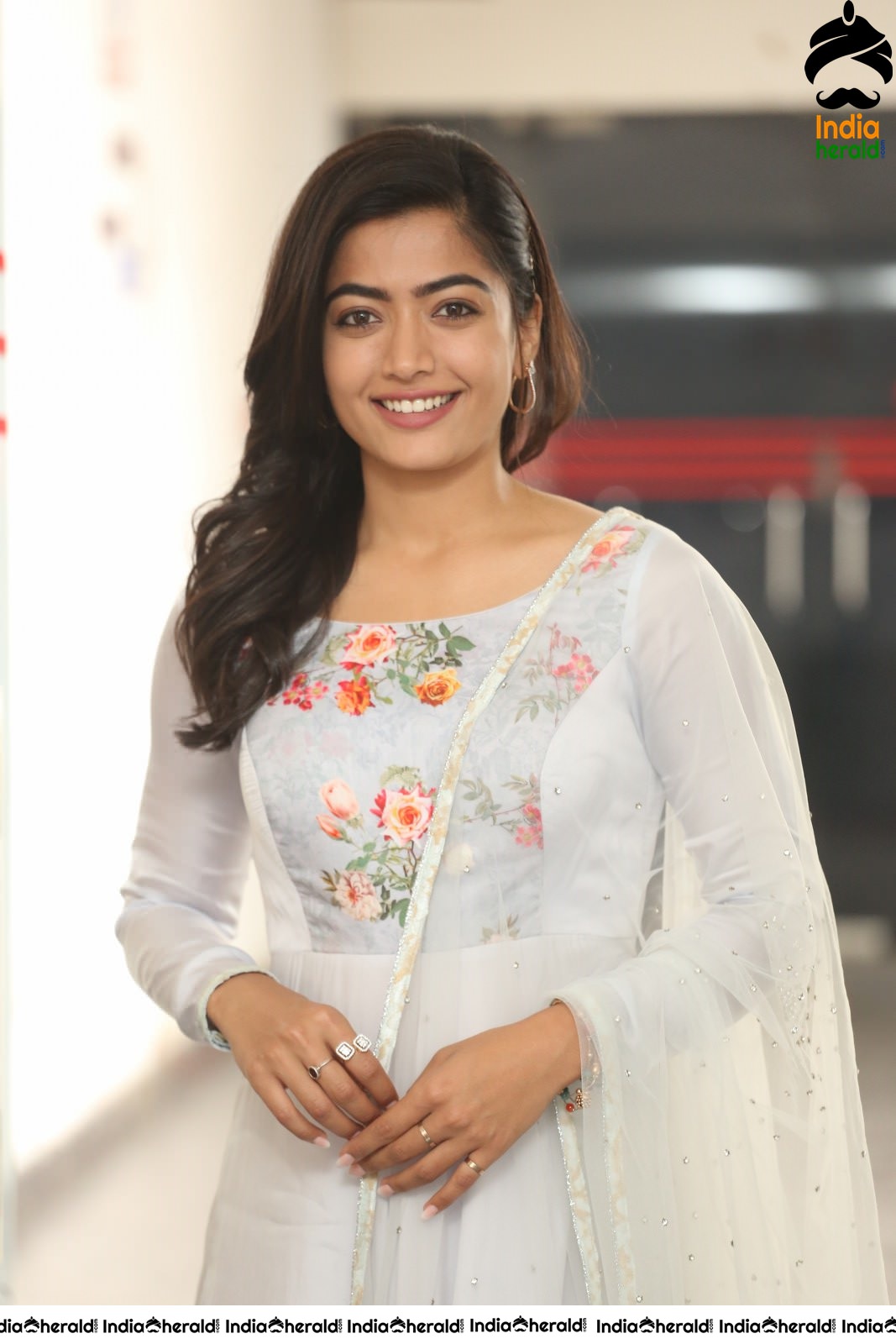 Rashmika Mandanna Looking Angelic in White Set 2