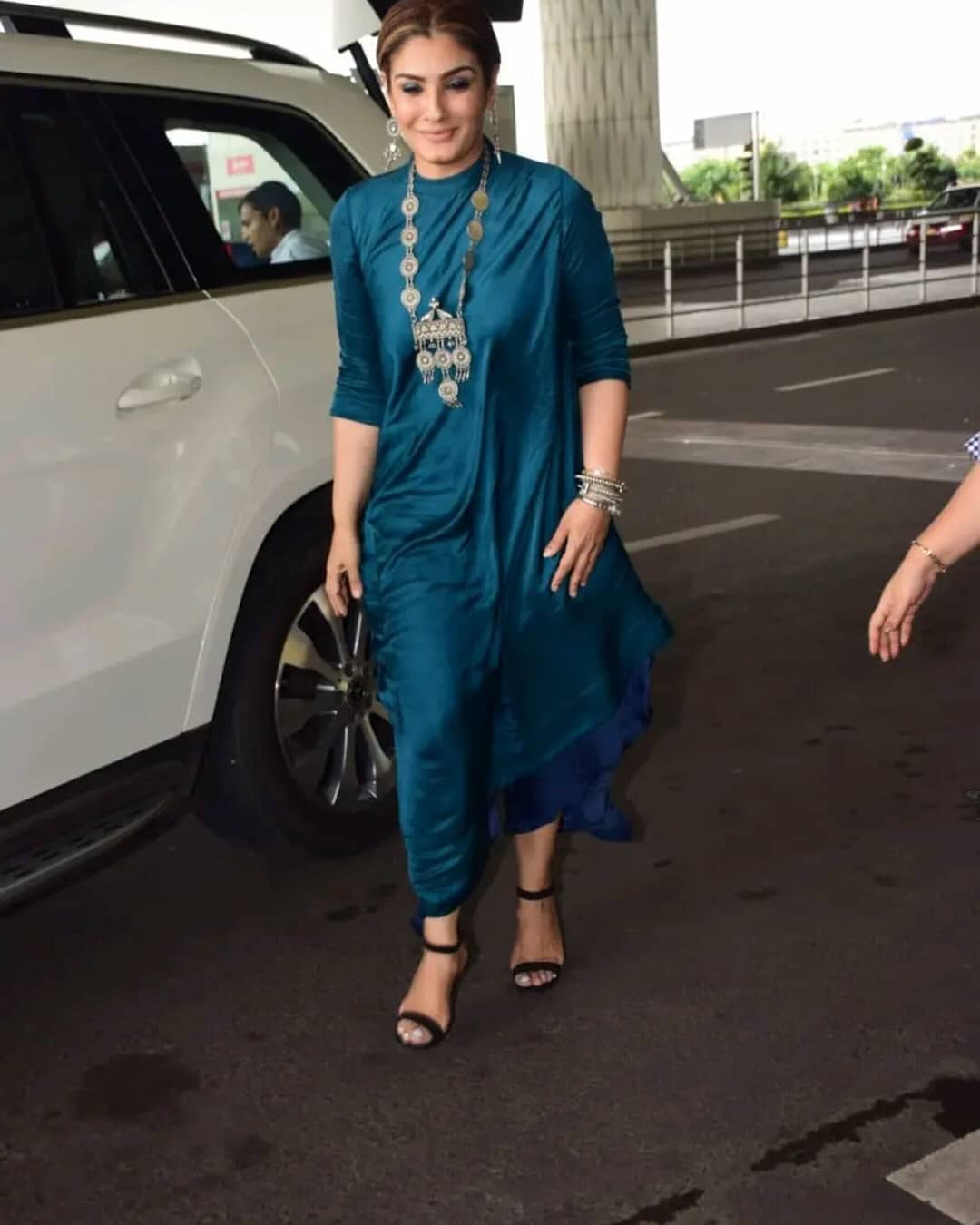 Raveena Tandon Was Recently Spotted At The Mumbai Airport