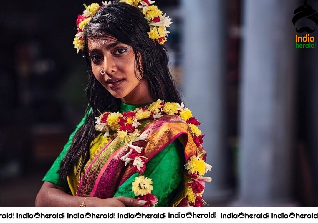 Recent Photoshoot of Aishwarya Lekshmi in Saree