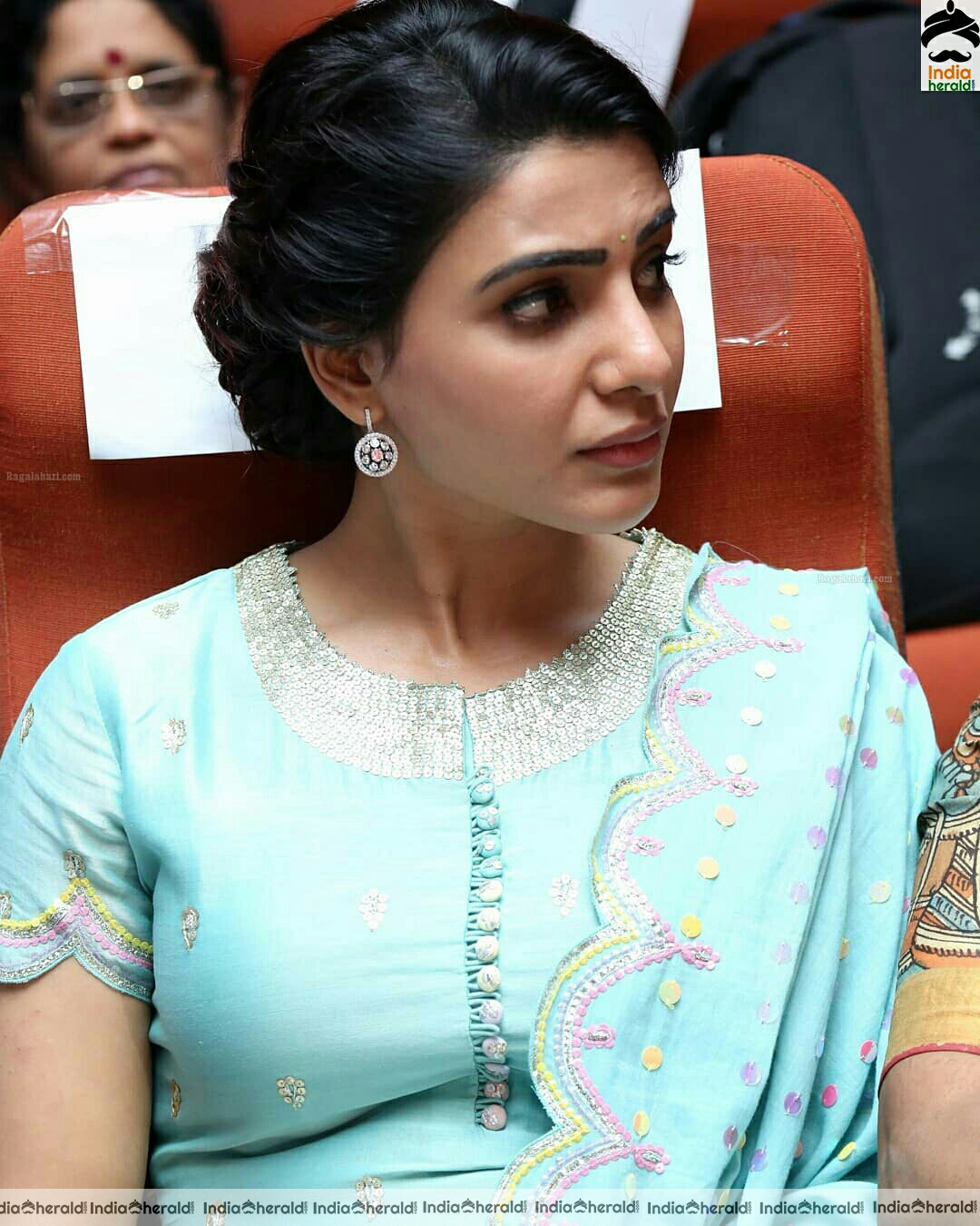 Samantha Cute Blue Dress Stills