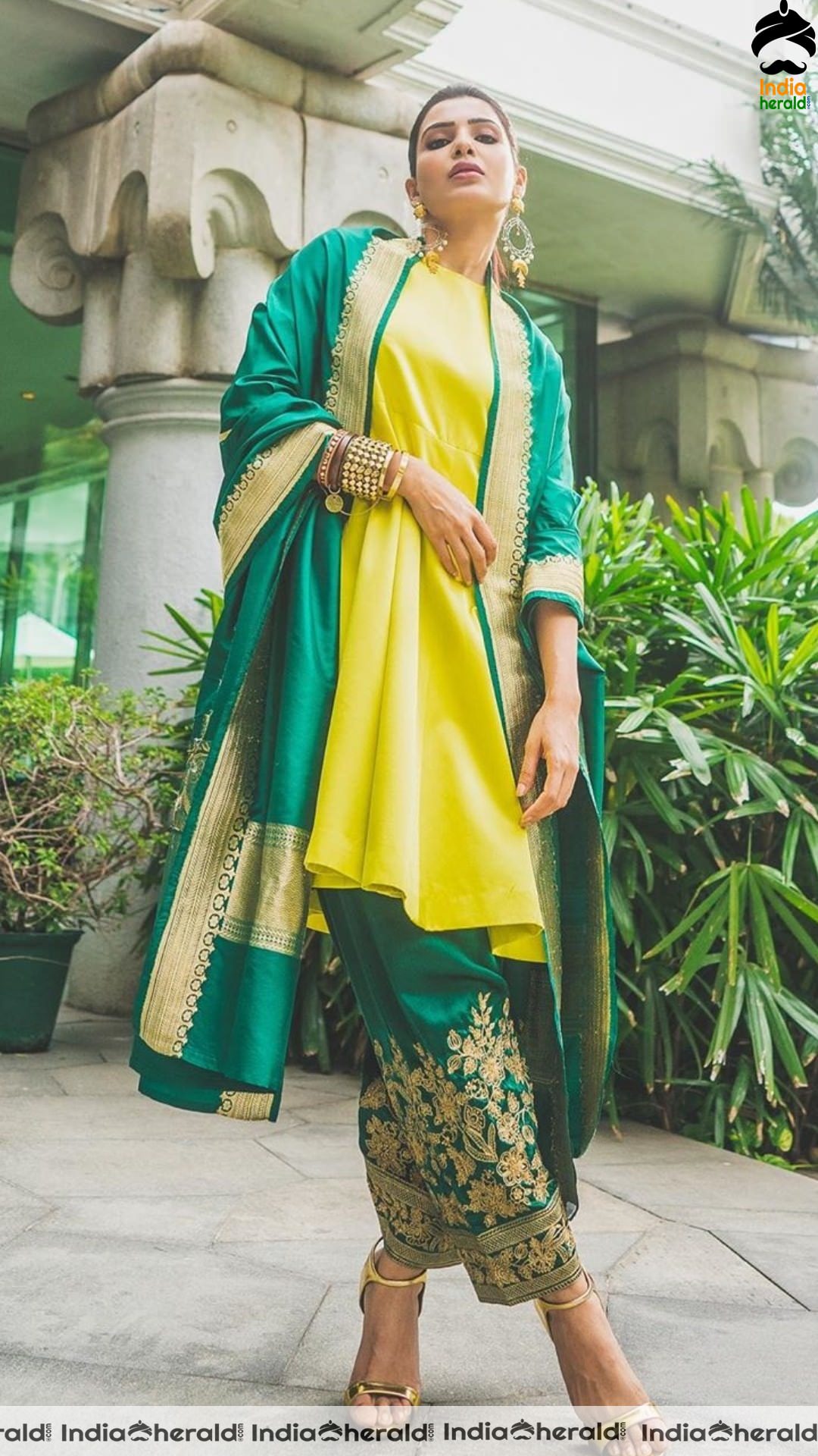 Samantha Latest Cool Clicks in Yellow
