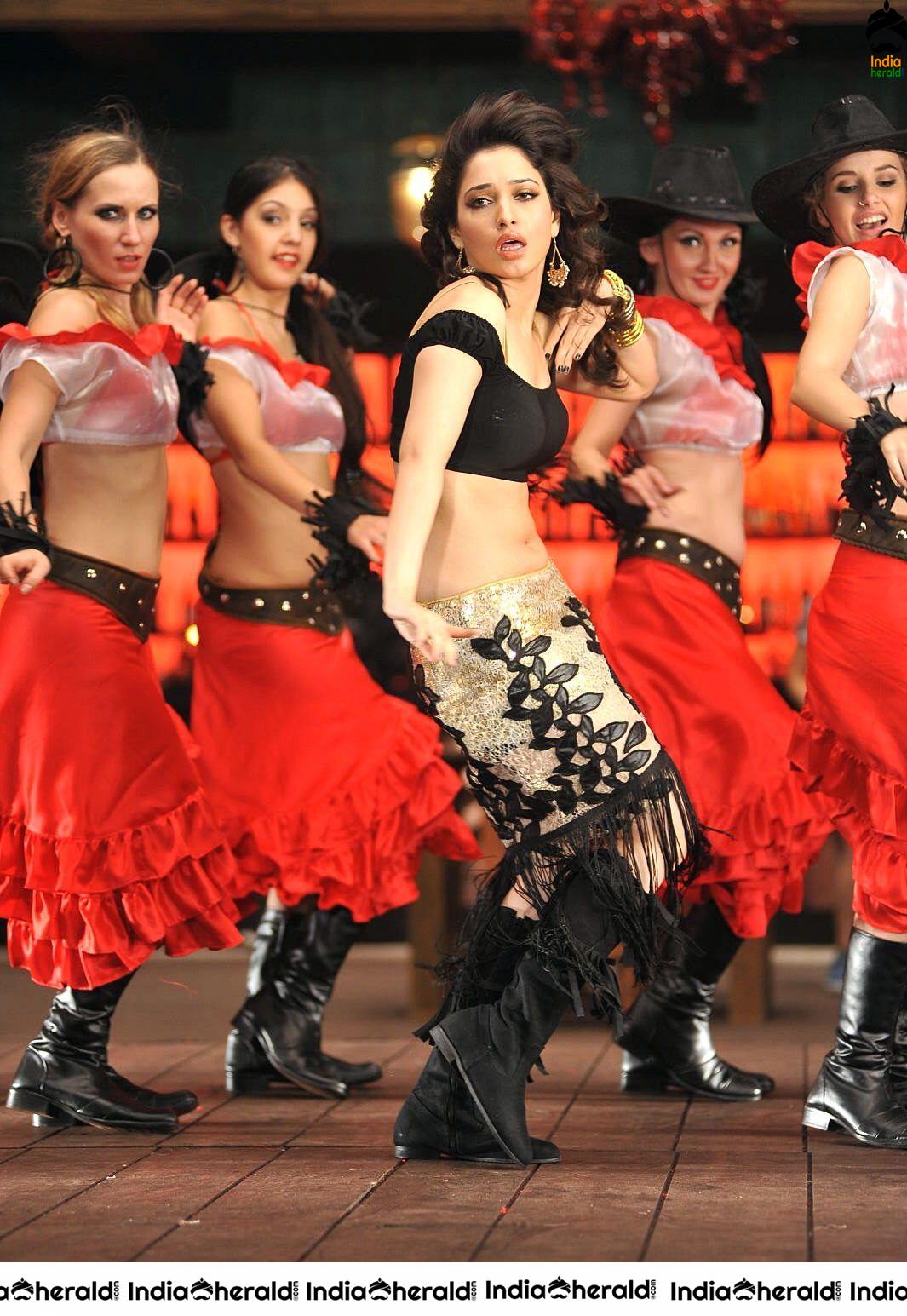 Tamanna Rare Photos from Cameraman Gangatho Rambabu Movie Set 2