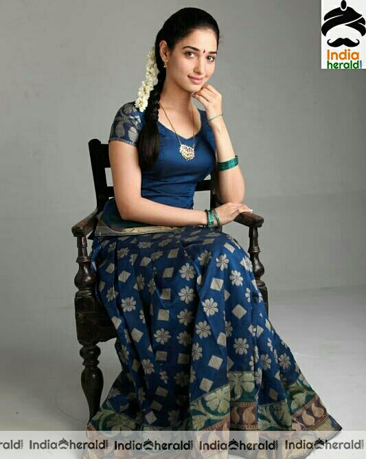 Tamannaah Cute Unseen Traditional Dress Stills