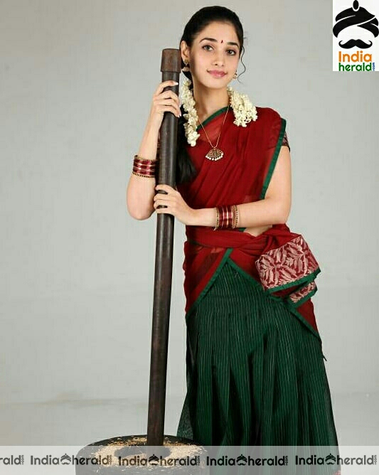 Tamannaah Cute Unseen Traditional Dress Stills