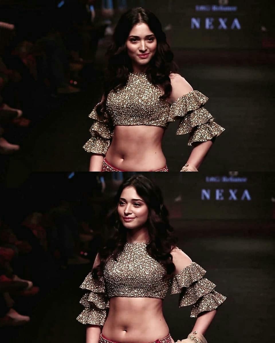 Tamannaah Hot At Lakme Fashion Week Show