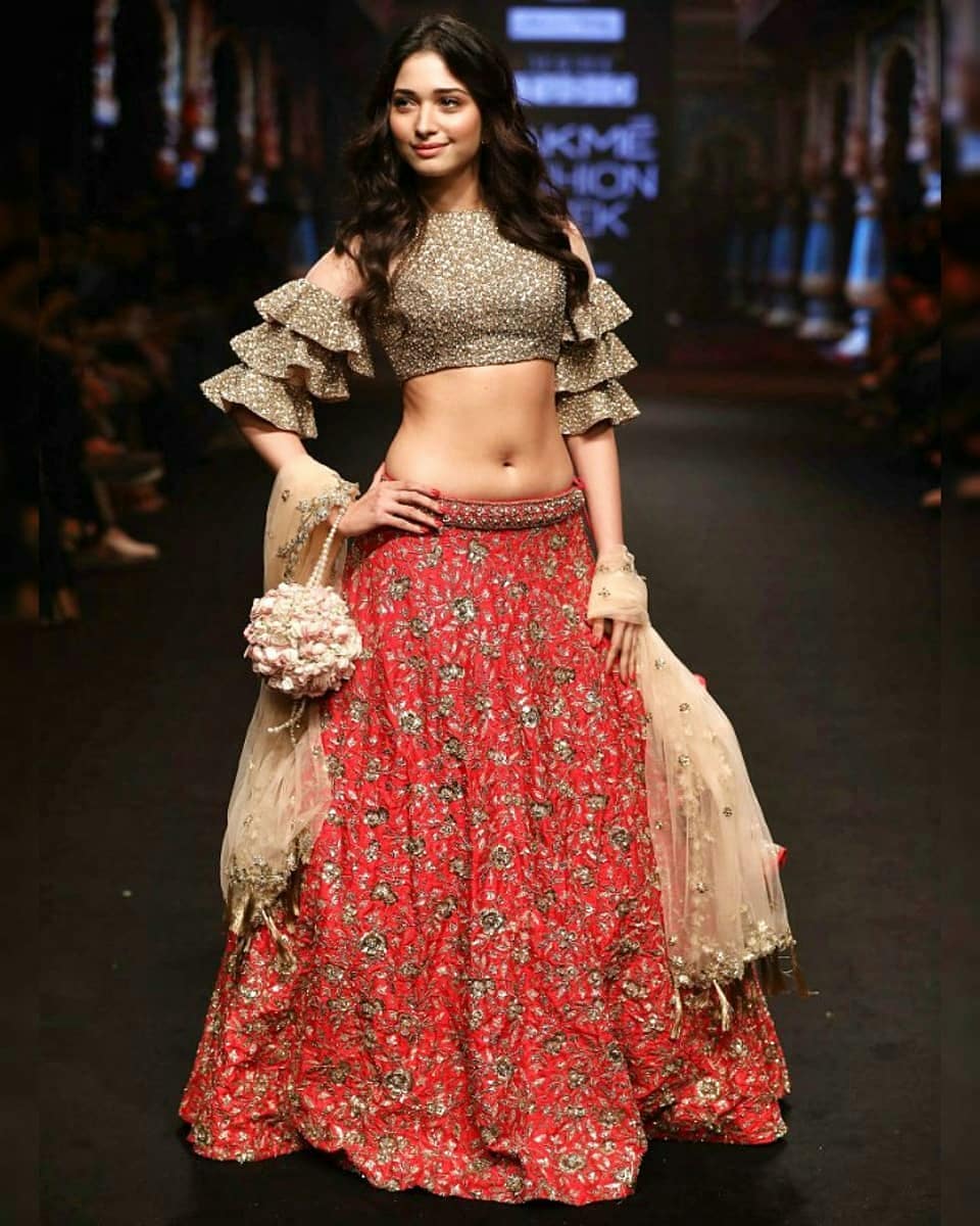 Tamannaah Hot At Lakme Fashion Week Show