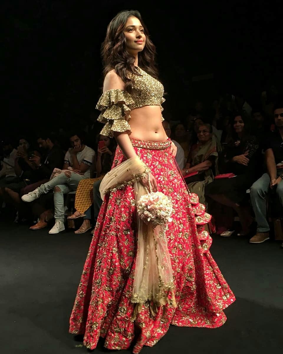 Tamannaah Hot At Lakme Fashion Week Show