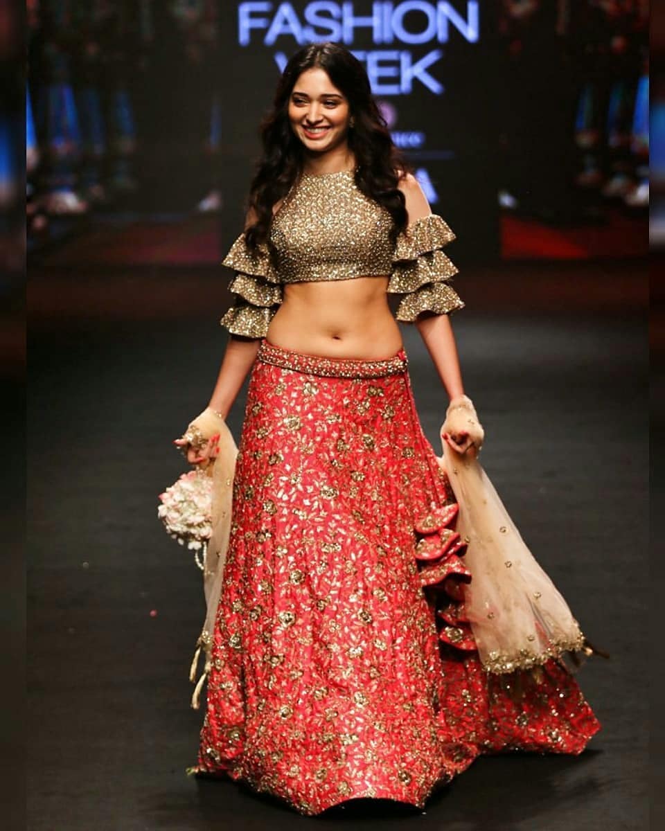 Tamannaah Hot At Lakme Fashion Week Show