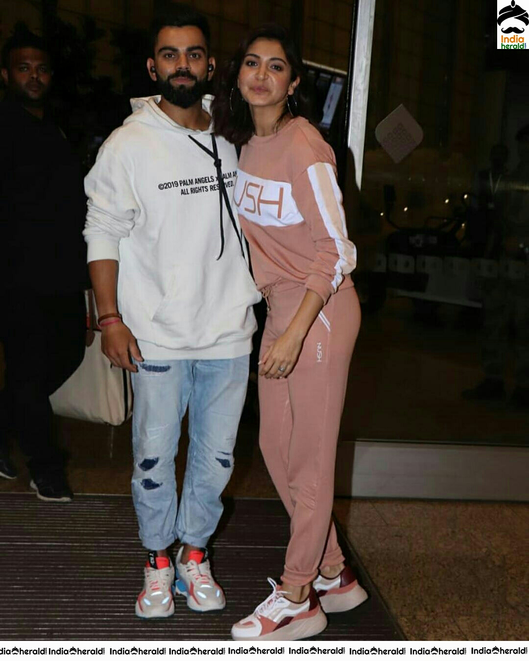 Virushka Spotted Together At Mumbai Airport