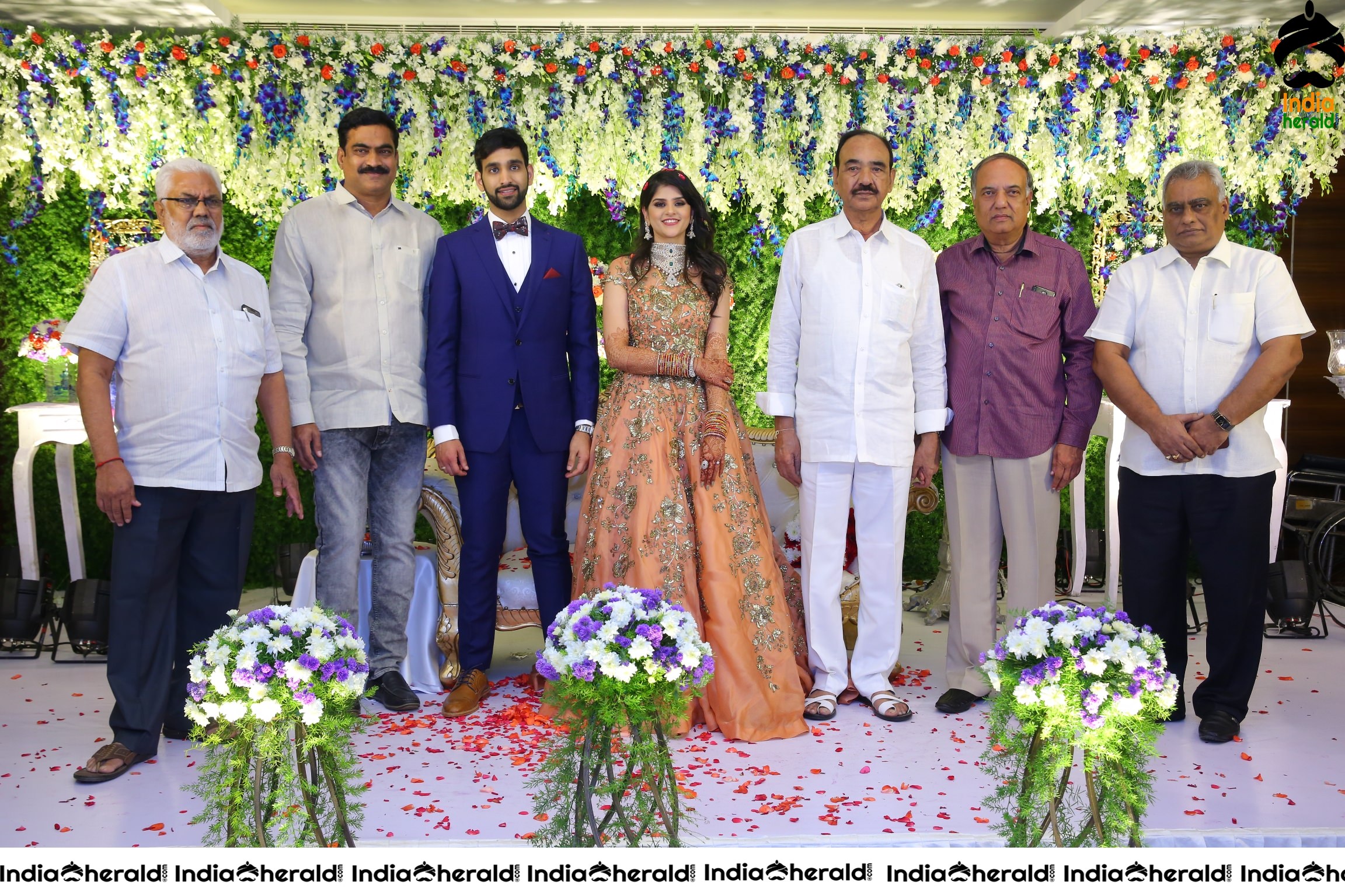 Actor Krishna Raju Family Wedding Photos Set 3