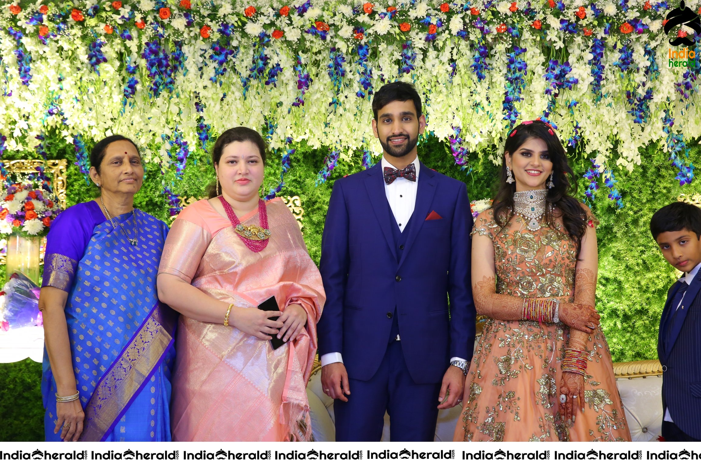 Actor Krishna Raju Family Wedding Photos Set 3