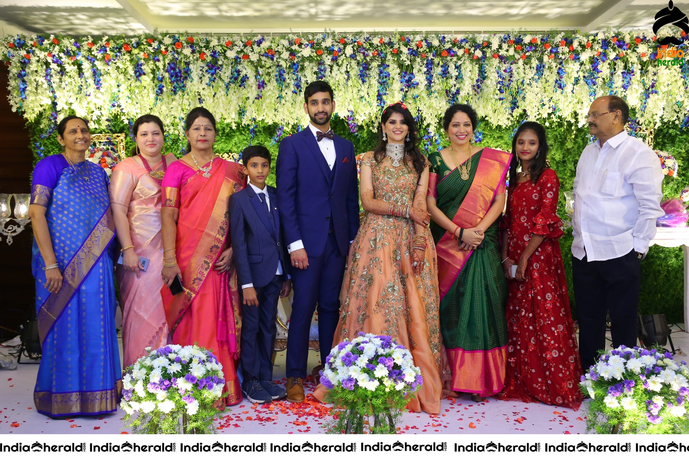 Actor Krishna Raju Family Wedding Photos Set 3