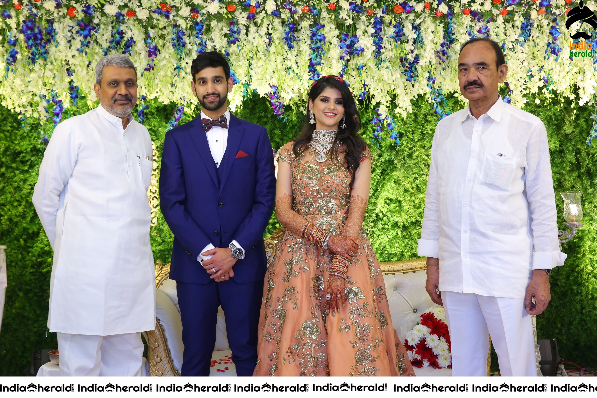 Actor Krishna Raju Family Wedding Photos Set 3